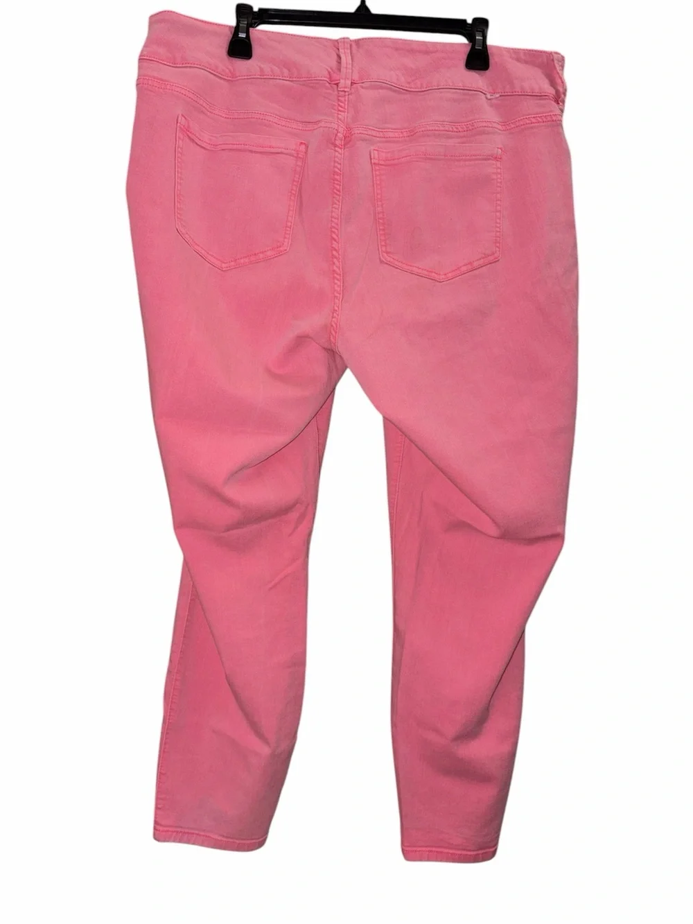 Torrid High Rise Stretch Denim Jeggings 22R Neon Pink Wash - Picture 3 of 7